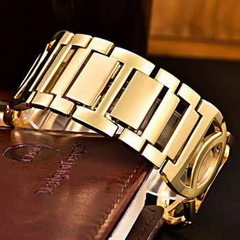 Nové dámske hodinky Módne Jednoduché Ženy Lesklé Drahokamu Nerezovej Ocele Náramok Náramok Šaty Quartz Hodinky Darček часы женские