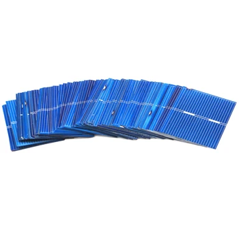 100ks/veľa Solárny Panel Painel Buniek DIY Nabíjačku Polykryštalických Kremíkových Sunpower Solárne Palubný 52X39mm 0.5 0.33 V W
