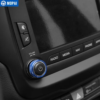 MOPAI Interiérové Lišty pre Jeep Renegade-2017 Auto CD Prepnúť Tlačidlo Gombík Dekorácie Kryt pre Jeep Renegade Príslušenstvo