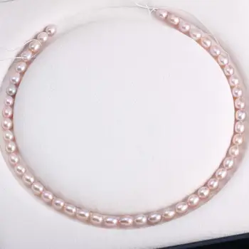 Nový Pearl Ryža Korálky Multi-Jednoduchý štýl Módne Party Šperky Darček Pearl Veľkosti 8-9mm