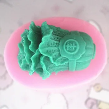 Čínska Kapusta hliny, keramiky plesne silikónové formy tortu formy na mydlo Formovať čokoládu formy FM