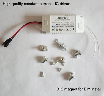 Novinka DIY Kit 20W LED Kruhovej doske PCB Disku Stropné svietidlo povrchovú montáž dia18cm 5730SMD 220V 230V 240V 2 ročná ZÁRUKA