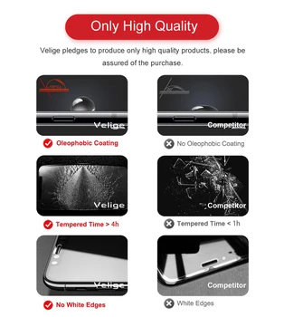 2 Pack Velige Úplné Pokrytie Tvrdeného Skla Screen Protector Pre OnePlus 5 Päť OnePlus5 Jeden Plus 5 1+5 Pro Prime 9H 2.5 D Skla Flim