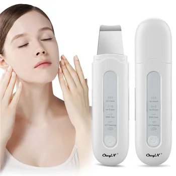 CkeyiN EMS Ion Ultrazvukové Pokožky Práčky Pleťové Póry Cleaner Blackhead Odstraňovač Pokožky, Peeling Face Lifting Hĺbkové Čistenie Krásy 48