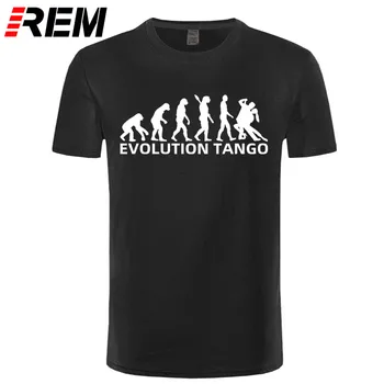 Muži Tees Letné Tričko Mužov Krátky Rukáv T-Shirt Vývoj Tango Bavlna Premium slim Tee tričko plus veľkosť