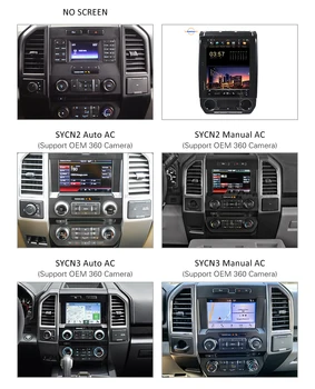 Auto rádio multimediálny prehrávač pre Ford F150 F250 F350 2016 2017 2018 2019 auto, auto rádio Tesla stereo autoaudio headunit