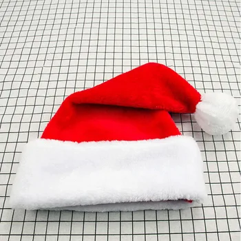 Vianočné Hat Luxusný vysoko kvalitné Vianočné hat Hrubé teplé Čiapky Dospelých Dieťa Spp Santa Claus Klobúky Dekorácie pre Domov