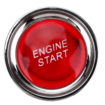 Univerzálne Červené Momentálne Reset Osvetlené Tlačidlo Červené Auto je Auto Spínač Motora Štart Starter Prepínač Racing Fit v 22 mm Otvor