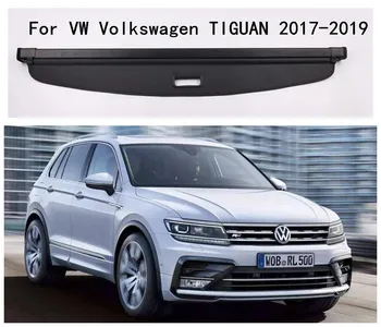 Auto Zadný Kufor Security Shield Cargo Kryt Pre VW Volkswagen TIGUAN 2017 2018 2019 ( čierna, béžová)
