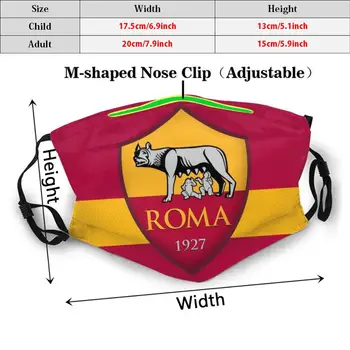 Ako Rómov, Umývateľný Filter Euro futbal Maska Ako Rómov, Rómskych Futbal Futbal, Taliansko Lige Zápas