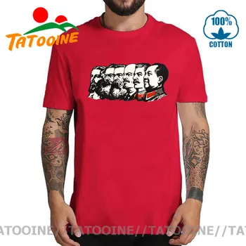 Tatooine, Muži T-Shirt Marx Engels Lenin Stalin Predseda Mao Sovietskeho zväzu tričko Retro Komunistickej Komunizmu ZSSR Kamarátov Tričko