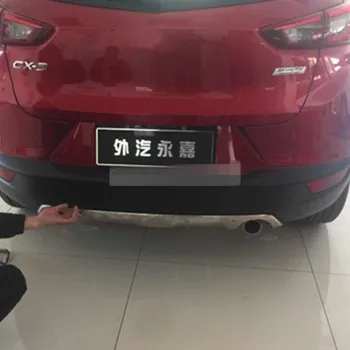 V roku 2016 2017 2018 2019 Mazda CX-3 CX3 Nehrdzavejúcej ocele, Predné Zadný Nárazník Šmyk Chránič Stráže Dosku Krytu Auto Styling