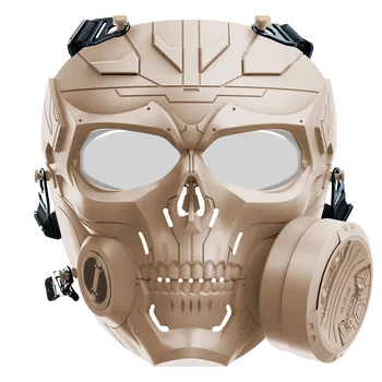 Taktické Paintballové Masky Biochemické Strojov Jeden Ventilátor Anti-Fog Objektív PC Maska Lov Pušku BB Gun Streľba Airsoftové Príslušenstvo