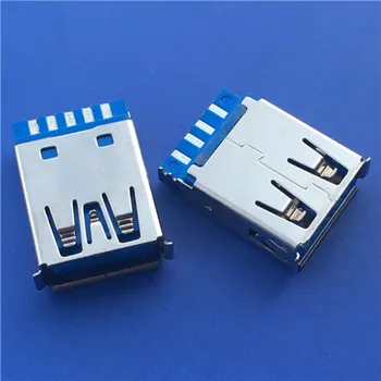 50pcs USB 3.0 Žena Typ-9 Pin Pätice Konektor, USB konektor typu Jack 3.0 drôtu-typ
