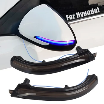 Auto Bočné Krídlo Dynamické Zase Signál Blinker Na Hyundai Elantra Avante AD 2016 - 2019 LED Zrkadlo Flasher Svetlo Repeater Svetlo