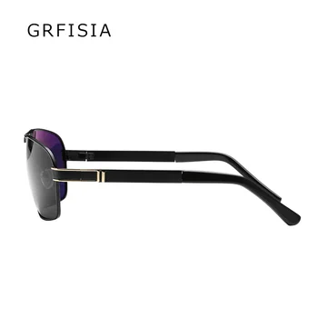 GRFISIA slnečné Okuliare Mužov Polarizované UV400 Vysokej Kvality Polaroid Objektív HD Jazdy Slnečné Okuliare Retro Námestie Okuliare Muž Gafas G481