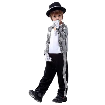 Chlapci Kostýmy Michael Jackson Oblečenie Fáze Výkonu Dancewear
