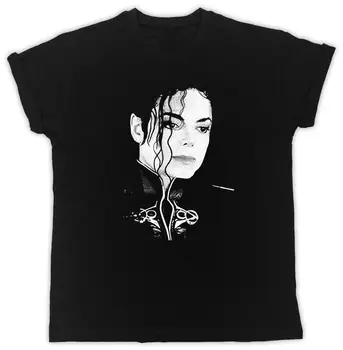 Michael Jackson Tvár Tričko Cool Krátkym Rukávom Unisex Čierny T-Shirt Je Ideálny Darček Nové 2019 Módne Horúcich Letných Zábavné Bežné Tričká
