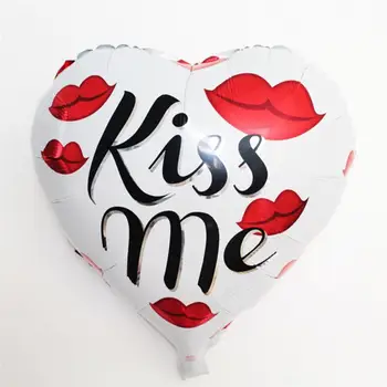 20pcs 18 Palcov v Tvare Srdca Balóny, Dekorácie Rukopisu anglický List Balóny, Party Romantické Valentine Day Balóny