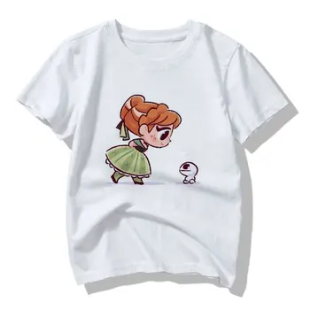 Unisex 2020 Batoľa Chlapec Oblečenie Estetika Dievčatá T Košele Cartoon Vtipné detské Oblečenie Móde Princezná Tričko Príležitostné O-krku