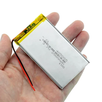 1/2/4x 3,7 V napätia 405085 nabíjateľná li ion lithium lipolymer 2500mah MP4 MP5 GPS power bank E-book tablet výmena batérie