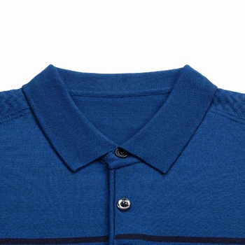 2020 Značky Krátky Rukáv Polo Tričko Tričko Mužov Príležitostné Letné Pruhované Oblečenie pre Mužov Pološte Košele Mens Módne Slim Fit Poloshirt 303