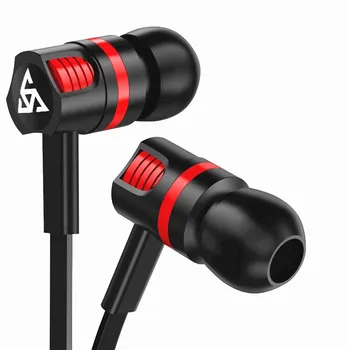 Káblové Slúchadlá 3,5 mm In-Ear Slúchadlá s Mikrofónom, Stereo Slúchadlá Gaming Headset pre Iphone Samsung Xiao Oneplus