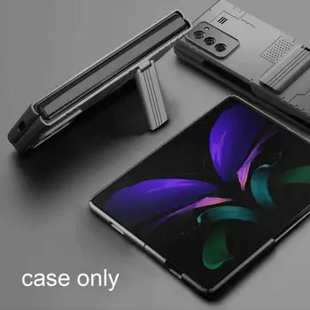 Pre Samsung Galaxy Z Fold 2 Prípadoch Uhlíkových Vlákien Uhlíka, Ochranné puzdro Case 2 Ultra-Tenké Z Násobne 5G Pokrytie Reálnych Pre Samsung Fi H7Z8