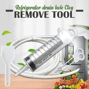 Chladnička Vypúšťací Otvor Odstraňovač Cleaning Tool Kit je Opakovane použiteľný pre Domáce Chladničky Quick Clean HKS99