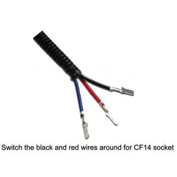 3-Pin CF-13 LED Flasher Fix w/Konverzný kábel Na Oboch CF13 a CF14 konektory Pre LED Zase Signál Žiarovky Hyper Flash Fix