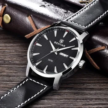 2021 Hot BENYAR muži hodinky luxusné hodinky značky Quartz móda z nerezovej ocele, vodotesné business sledovať Hodiny Relogio Masculino