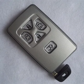 DAKATU Zbrusu NOVÁ Shell Smart Remote Tlačidlo Prípade Fob 5 Tlačidlo Pre Toyota Previa Alphard Prius S Smart Key Čepeľ