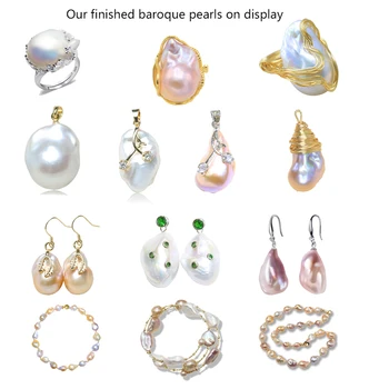 BaroqueOnly Vysoko Kvalitné Prírodné Sladkovodné Perly Náramky SRDCE SPONA na zmiešané farby nepravidelný Pearl Šperky prispôsobiteľné
