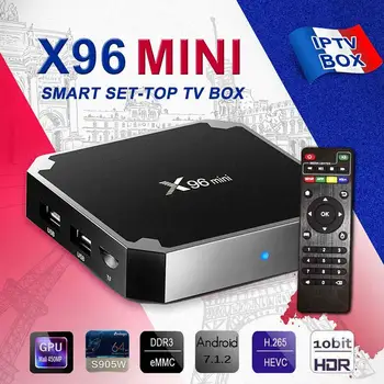 Media Player Set-Top Box X96mini 1+8G/1+16 G Smart Set-Top TV Box Quad Core 4K 3D WIFI 100M Médií TV Box Android 7.1