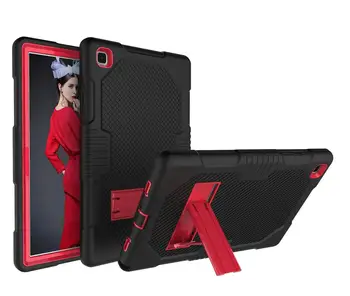 Puzdro Pre Samsung Galaxy Tab A7 10.4 2020 Kryt Shockproof Silikónové Robustný Povinnosť Prípad Tabletu Pre SM-T500 SM-T505 Stojan Prípade