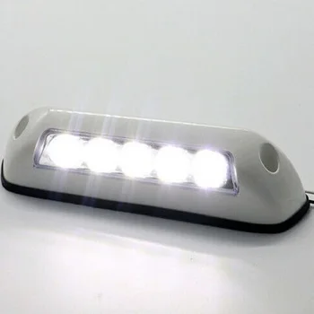 12Volt Premium Plesne-dôkaz IP67 5-LED Markíza Svetlo Na Lodi RV Super Jasné