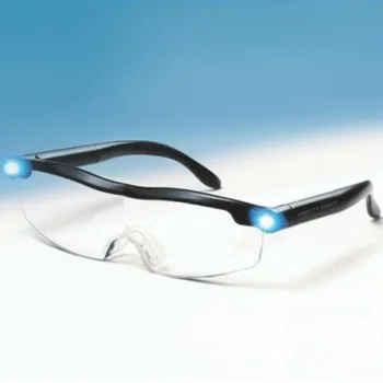 Diamond Maľovanie Výšivky Cross stitch LED svetlom a anti-modré svetlo osvetlenie okuliare na čítanie USB zoom okuliare na čítanie