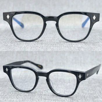 Vintage Kvality Acetát okuliare original Japonsko Ručné kvality Celok-nový dizajn jelly farba rámu Strane nit optické okuliare