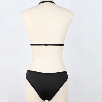 2019 Sexy Ženy, Pevné Duté Bikini Set S Uväzovaním Za Pracky Plavky Ženy Plavky Pláži V Lete Plávať Oblek Maillot De Bain Femme Mayo