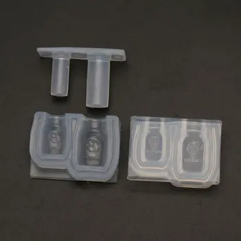 Ručné Malej Veľkosti Med Jar Formy Fľaša Prívesok UV Živice Casting Mold Miniture Potravín Hrať Silikónové Formy Šperky Robiť