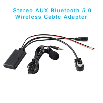 Pre Alpských/JVC Ai-NET KCA-121B Stereo AUX Bluetooth 5.0 Bezdrôtový kábel Kábel Adaptéra S Mikrofónom Pre JVC A Všetky UniLink Zariadenia