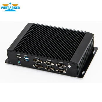 Priemyselné mini pc intel core i3 6006U i5 GB 7200 i5 8250U i7 8550U s 6COM RS232, RS485, RS422 HDMI VGA GPIO LPT PS2 porty