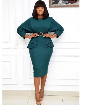 2021 Jar Jeseň Afriky Šaty Pre Ženy, Nový Dashiki Afriky Šaty Plus Veľkosť Tlače Retro Afrike Bodycon Dlho Maxi Šaty