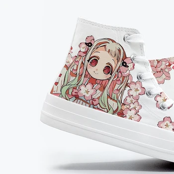 Unisex Anime Cos Hanako-kun Graffiti Topánky Bežné Plátno Topánky Yugi Amane Bytov kačica obuv tenisky