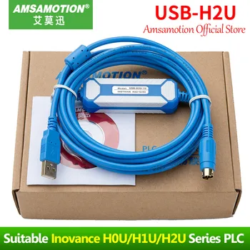Ping USB-H2U Pre Inovance PLC Programovanie Kábel Pre H0U H1U H2U Série Komunikačný Kábel