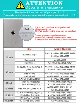 Farebné Ananás iPad puzdro pre iPad Mini 1 2 3 4 5 Funda Transparentné Silikónové Posilnené Rohu Mäkké Pokrytie iPad 7. generácie