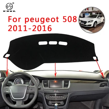 PNSL Auto Panel Kryt Dash Mat Dash Podložku Koberec Pre Peugeot 508 Rokov 2011-2016 na ochranu pred Slnkom anti - slip anti - uv