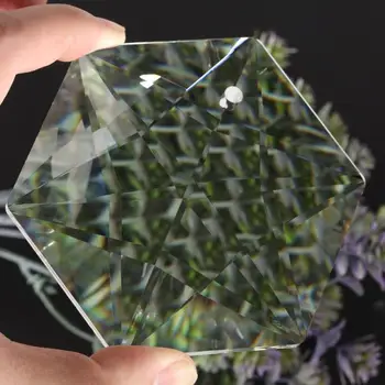 100mm Krištáľový Luster Veľké Hranoly Prívesok Sklo Art Crystal Prism Prívesok Luster Lampa Visí Ozdoby urob si sám