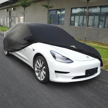 Pre Tesla Model 3 Vonkajšie Sun Protection Vonkajšie Ochranné Od Prachu Kyslý Dážď Nepremokavé Auto Zahŕňa