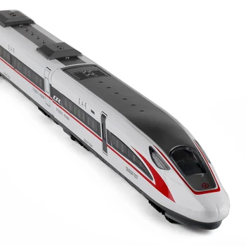 Zliatiny Fuxing Harmóniu elektrické hlas vysokorýchlostnej železničnej vlakovej toy model kovového diecast high-speed vlak nastaviť deti darček kolekcie